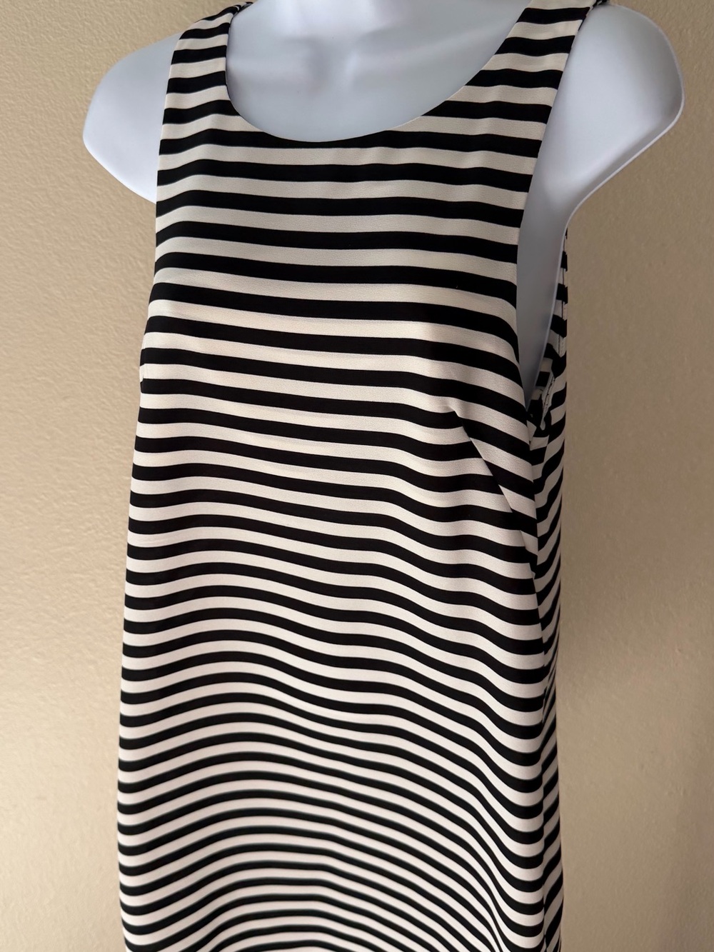 H&M Black and White Striped dress